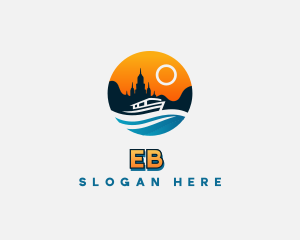 Boat Tourist Vacation Logo