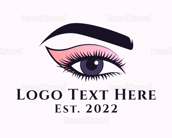 Cosmetic Beauty Eye Makeup Logo