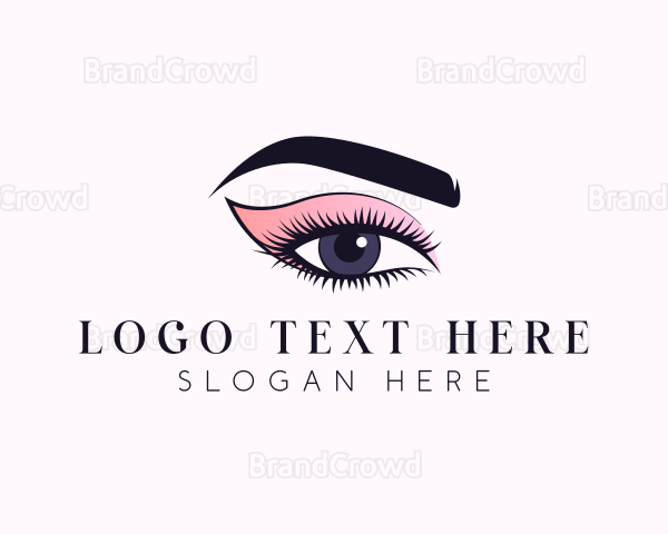 Cosmetic Beauty Eye Makeup Logo