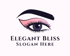 Cosmetic Beauty Eye Makeup Logo