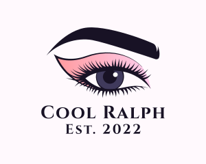 Cosmetic Beauty Eye Makeup logo design