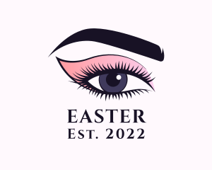 Eyelashes - Cosmetic Beauty Eye Makeup logo design