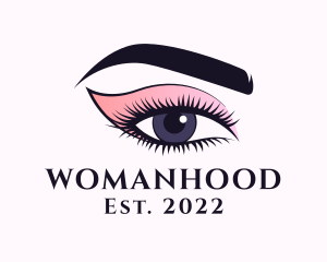 Eyeshadow - Cosmetic Beauty Eye Makeup logo design