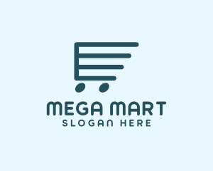 Hypermarket - E-commerce Shopping Cart logo design