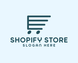 E-commerce Shopping Cart  logo design