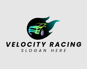 Fast Race Car logo design