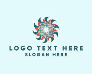 Professional - Professional Spiral Sun logo design