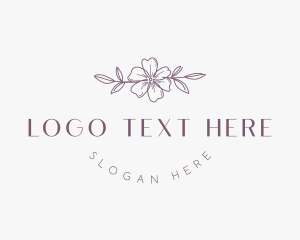 Botanist - Natural Floral Fashion logo design