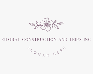 Natural Floral Fashion Logo