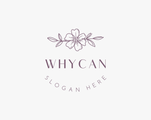 Natural Floral Fashion Logo