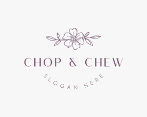 Chic - Natural Floral Fashion logo design