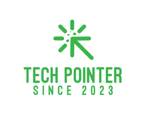 Pointer - Arrow Virus Cursor logo design