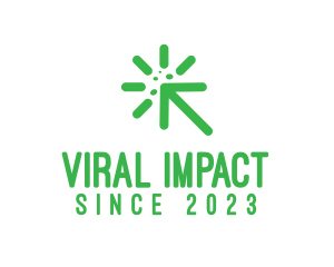 Infection - Arrow Virus Cursor logo design