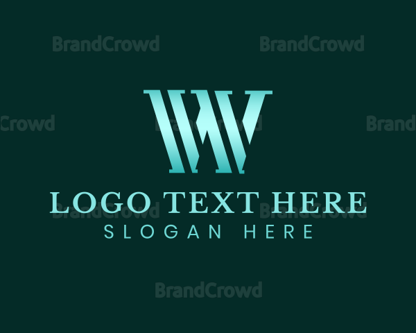 Luxury Agency Letter W Logo