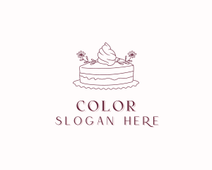 Sweet Cake Pastry Logo