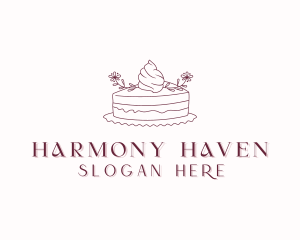 Sweet Cake Pastry Logo