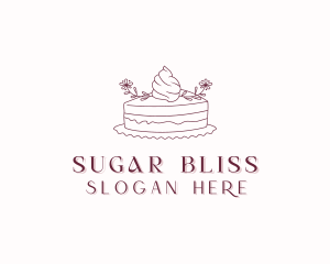 Sweet - Sweet Cake Pastry logo design