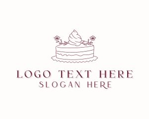 Wedding - Sweet Cake Pastry logo design