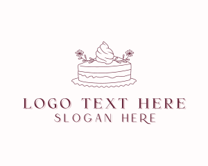 Sweet Cake Pastry Logo