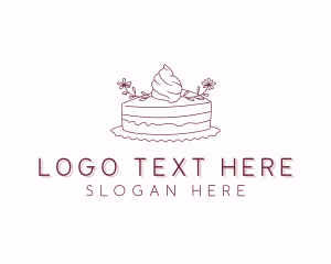 Baker - Sweet Pastry Cake logo design