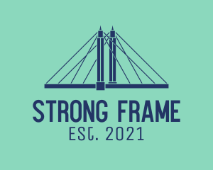 Truss - Bridge Structure Builder logo design