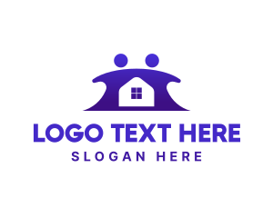 Roof - Family Home Organization logo design