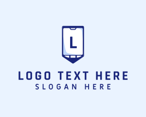 Tech Smartphone Device logo design