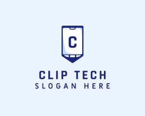 Tech Smartphone Device logo design