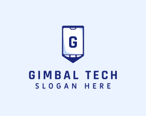 Tech Smartphone Device logo design