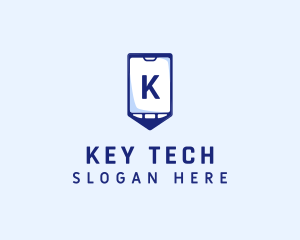 Tech Smartphone Device logo design