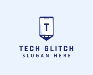 Tech Smartphone Device logo design