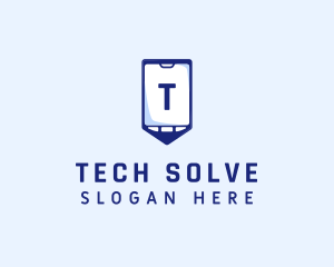 Tech Smartphone Device logo design