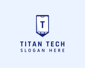 Tech Smartphone Device logo design