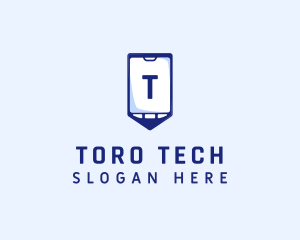 Tech Smartphone Device logo design