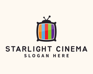 Cinema - Pillow Media logo design