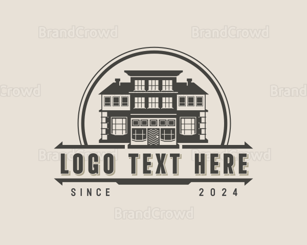 House Realtor Builder Logo