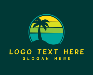 Summer - Summer Tropical Beach logo design