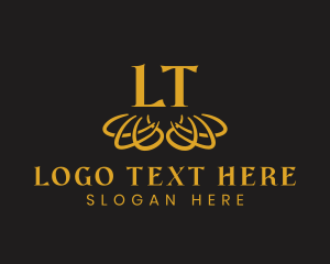 Upmarket - Gold Luxe Jewelry logo design