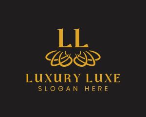 Gold Luxe Jewelry logo design