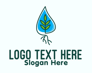 Water Drop - Mangrove Tree Planting logo design