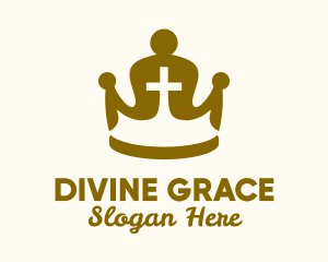 Religious - Gold Religious Crown logo design