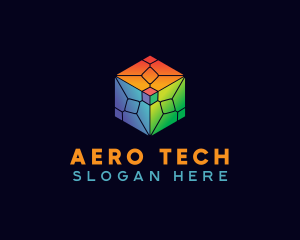 Tech Cube Developer logo design