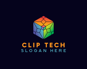 Tech Cube Developer logo design