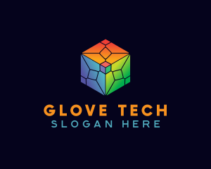 Tech Cube Developer logo design