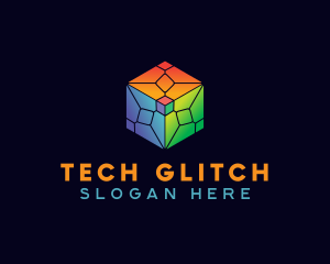 Tech Cube Developer logo design