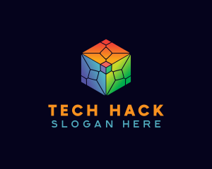 Tech Cube Developer logo design