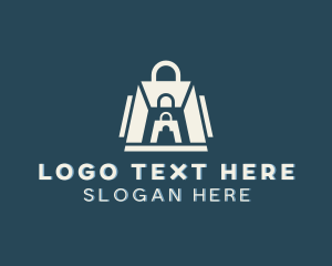Market - Handbag Shopping Merchandise logo design
