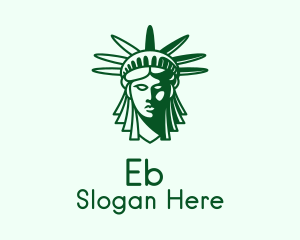 Green Liberty Head  Logo