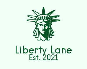 Green Liberty Head  logo design