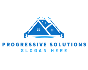 Improvement - Pressure Washer Home Cleaning logo design